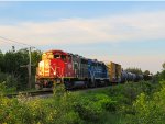 CN 9591 leads 559 at Havre street